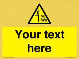 Custom Deep Water Sign